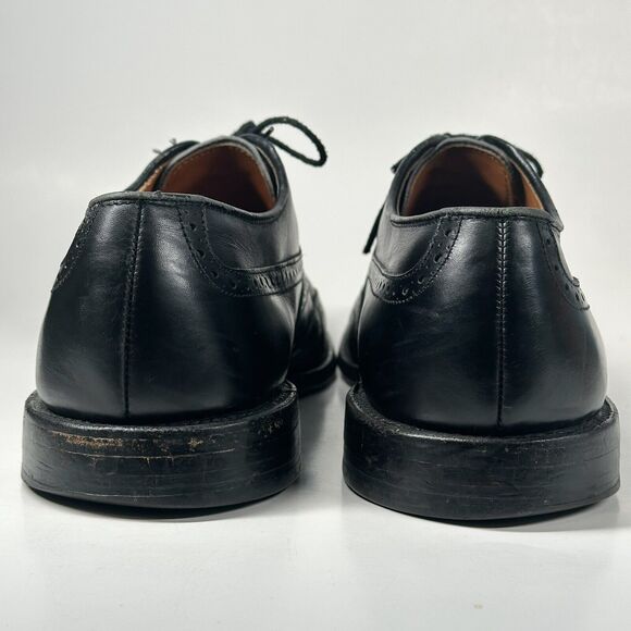 Allen Edmonds Men’s 10 D Birmingham Leather Oxford WingTip Dress Shoes Black main image 14